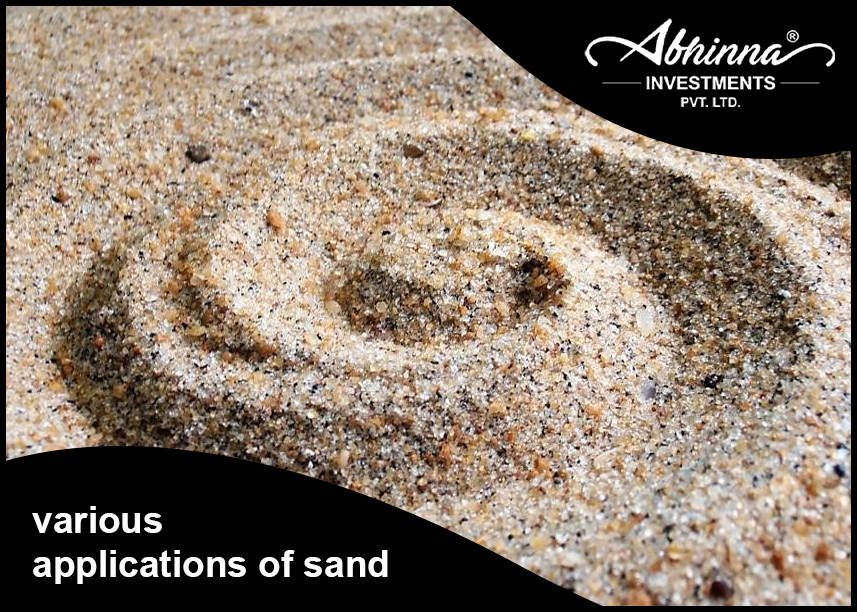 various applications of sand