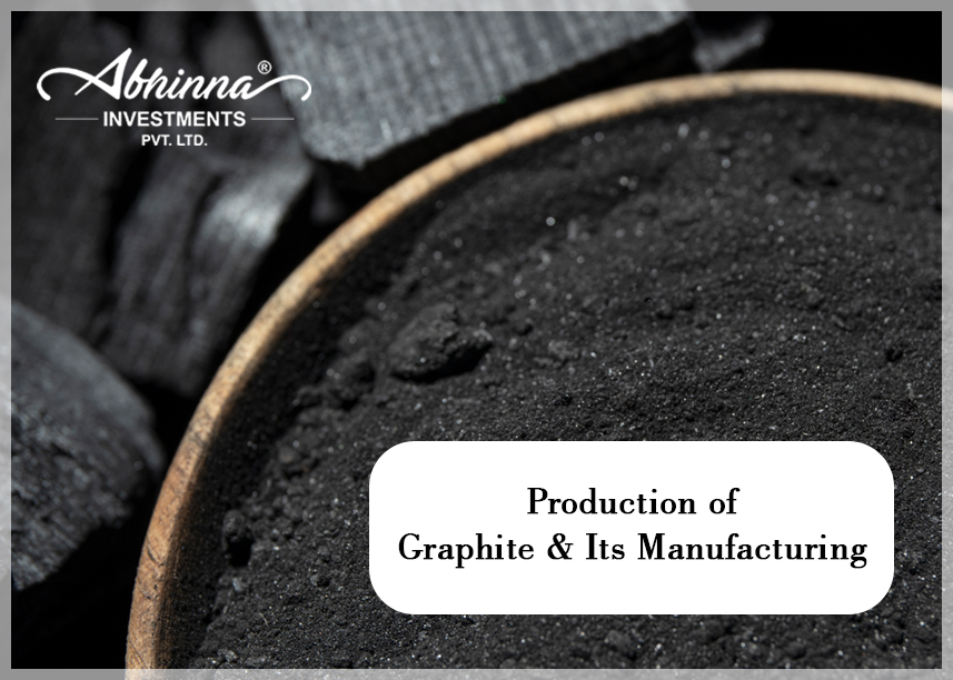 Production of graphite and its manufacturing