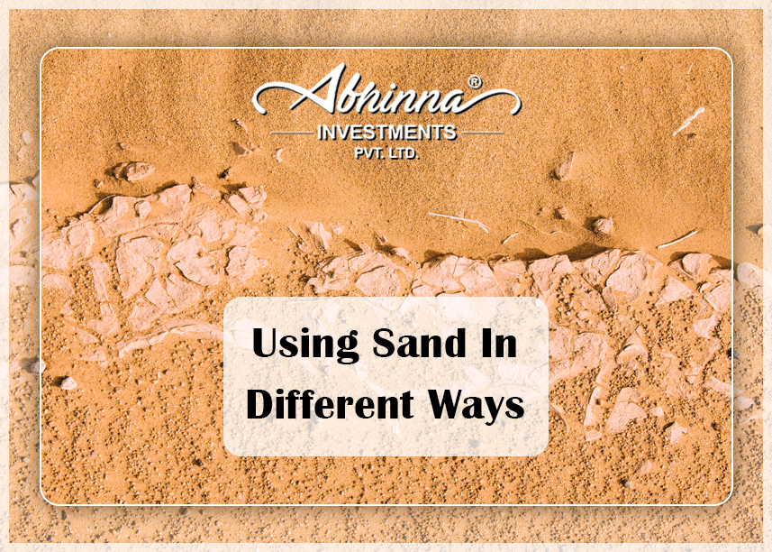 Using Sand In Different Ways